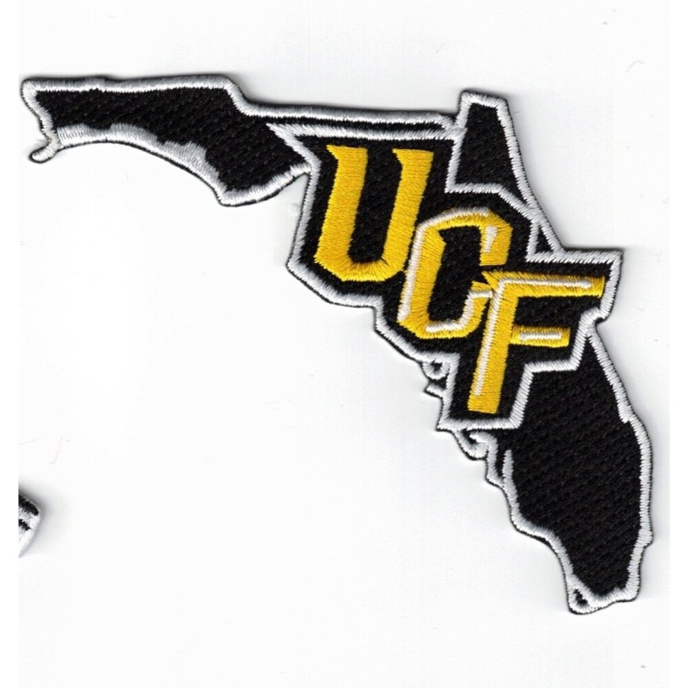 UCF Central Florida Knights Embroidered 4x3in Iron / Sew-On Patch
